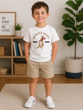 Miles the label Boys 'Mighty Miles' Graphic Tee NWT Size 6Y